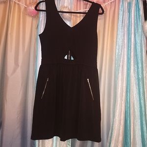 Large One Clothing Black Mini Dress